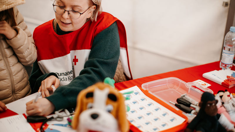 Lyhytkestoiset vapaaehtoistehtävät Punaisella Ristillä