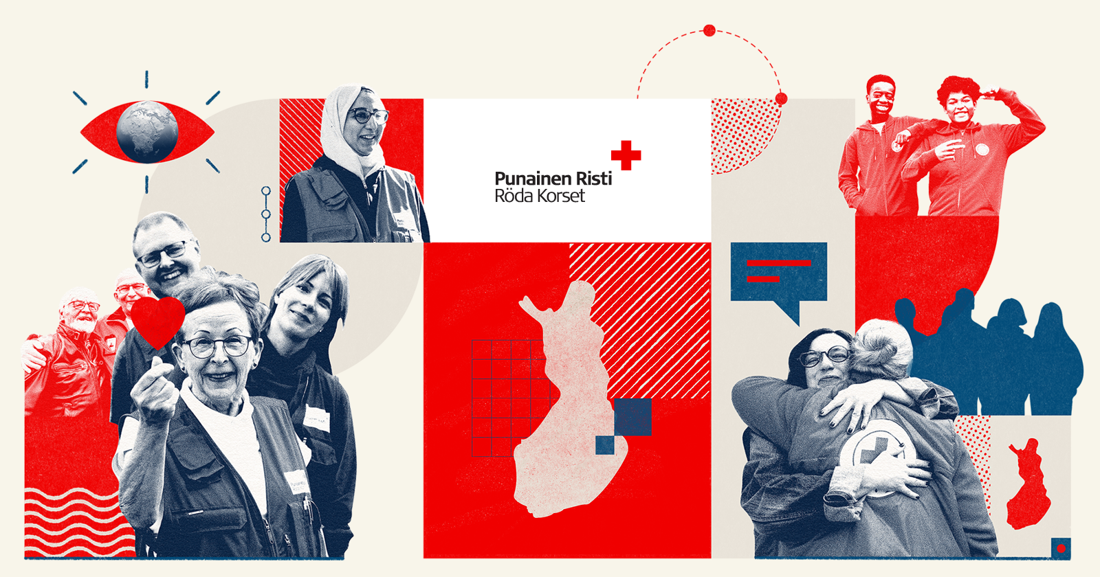 Yleisö näyttää käsillään sydäntä seminaaritilassa.